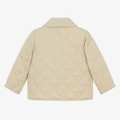 Baby Beige Quilted Jacket