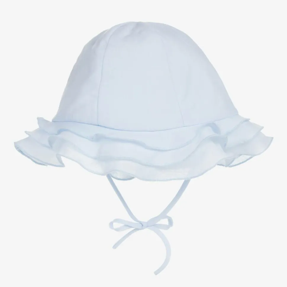Baby Blue Polycotton Sun Hat