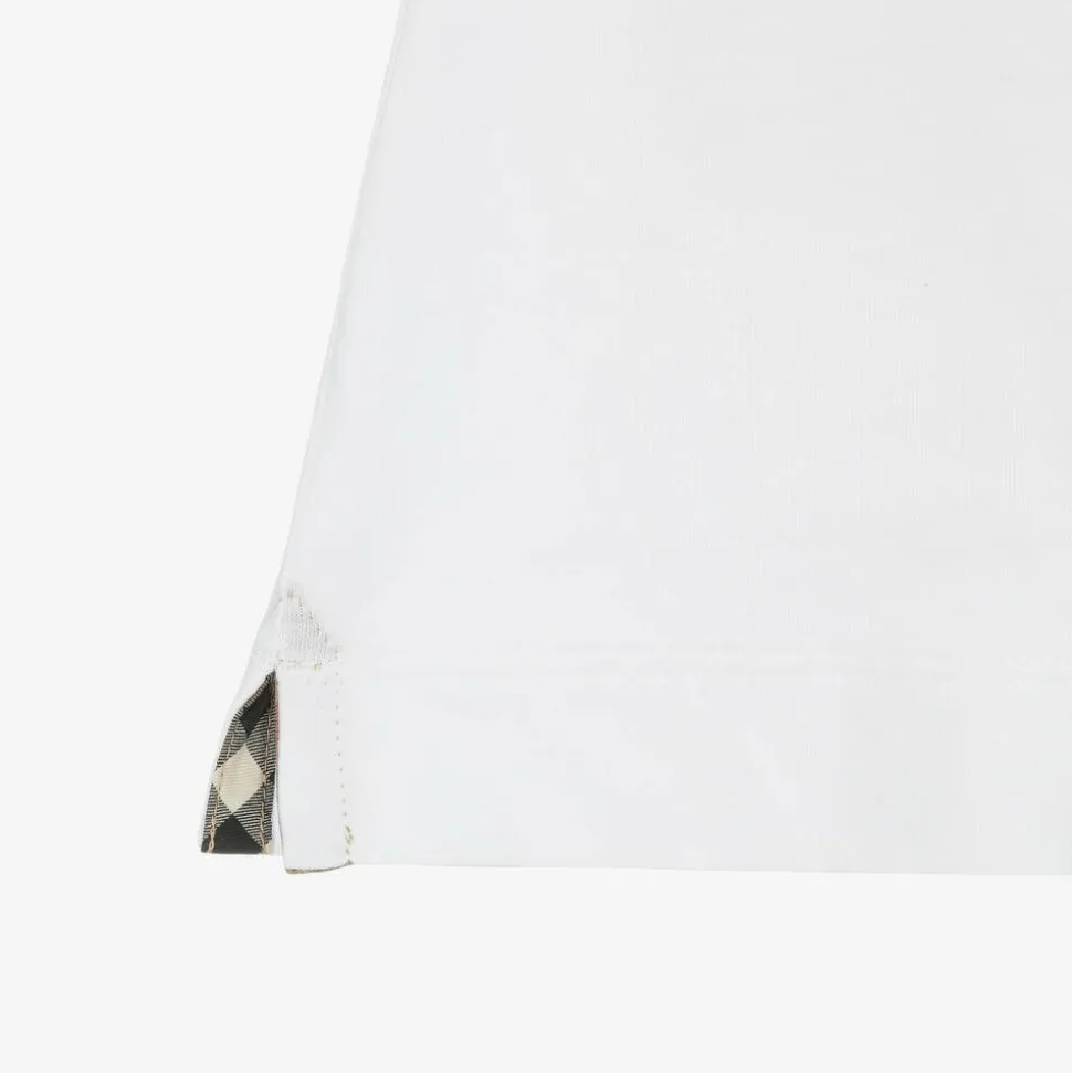 Baby Boys Beige Check Cotton Trouser Set