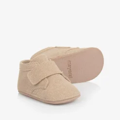 Baby Boys Beige Pre-Walker Shoes