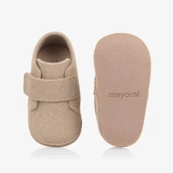 Baby Boys Beige Pre-Walker Shoes
