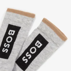 Baby Boys Black & Grey Socks (3 Pack)