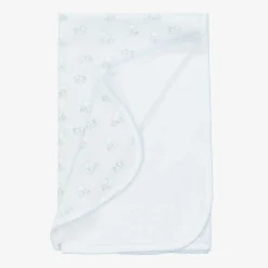 Baby Boys Blue Cotton Beary Besties Blanket (73cm)