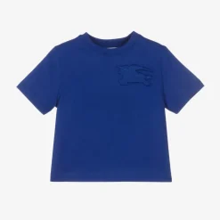 Baby Boys Blue Cotton EKD T-Shirt