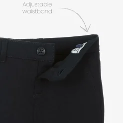 Baby Boys Blue Jersey Waistcoat Suit