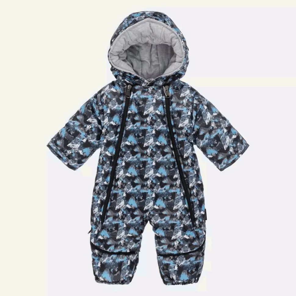 Baby Boys Blue Mountain Print 2-in-1 Snowsuit