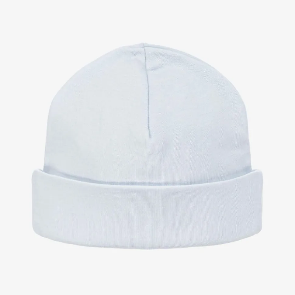 Baby Boys Blue Smocked Pima Cotton Hat