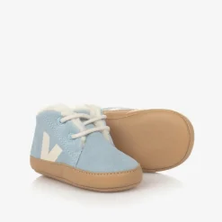 Baby Boys Blue Suede Pre-Walker Shoes