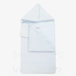 Baby Boys Blue Velour Nest (87cm)