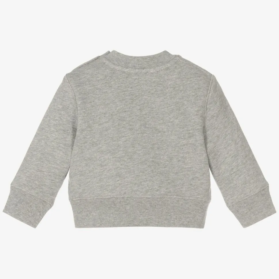 Baby Boys Grey Logo Sweatshirt