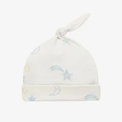 Baby Boys Ivory Starry Sky Pima Cotton Hat