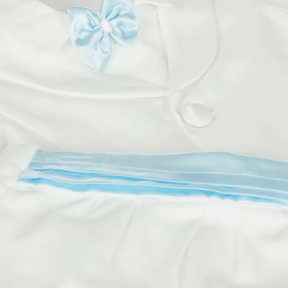 Baby Boys Ivory Waistcoat Suit