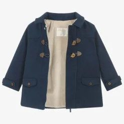 Baby Boys Navy Blue Duffle Coat