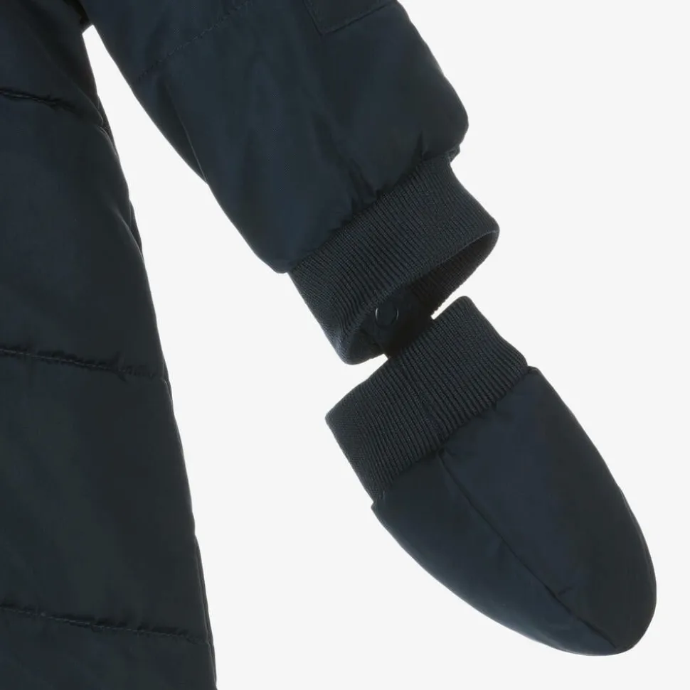 Baby Boys Navy Blue Snowsuit
