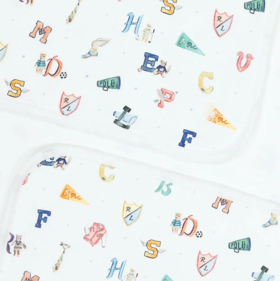 Baby Boys White Cotton Blanket (81cm)