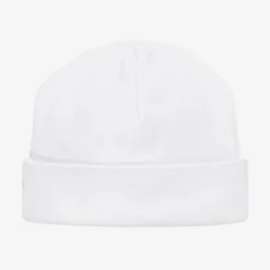 Baby Boys White Smocked Pima Cotton Hat