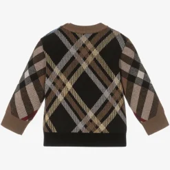 Baby Boys Wool Check Sweater