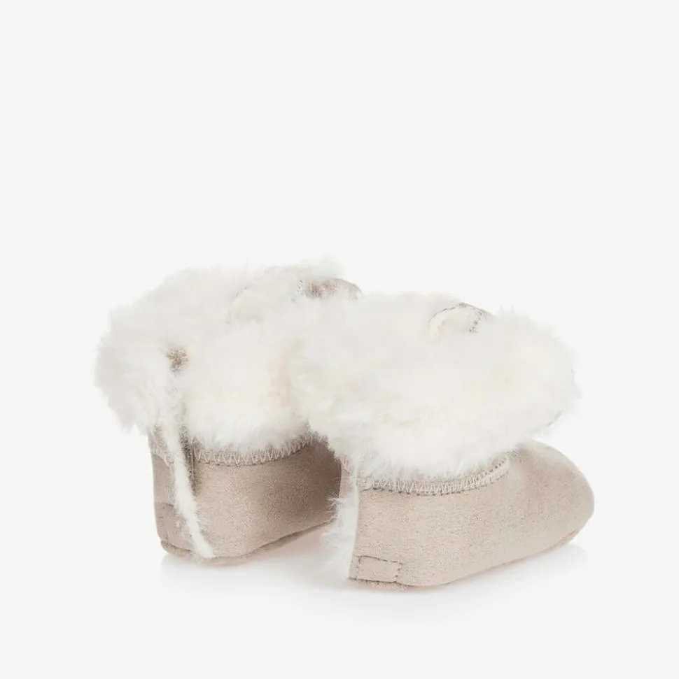 Baby Girls Beige Pre-Walker Boots