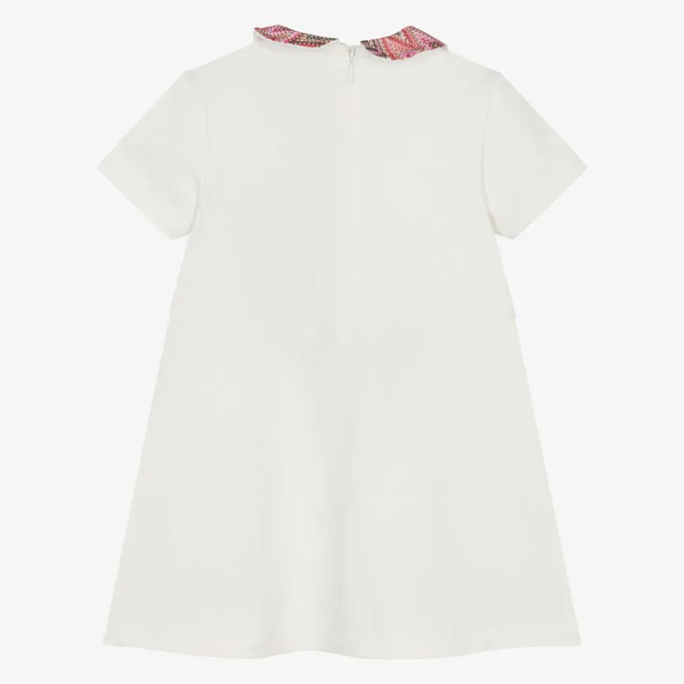 Baby Girls Ivory Cotton Jersey Dress