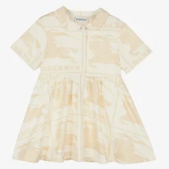 Baby Girls Ivory EKD Cotton Dress