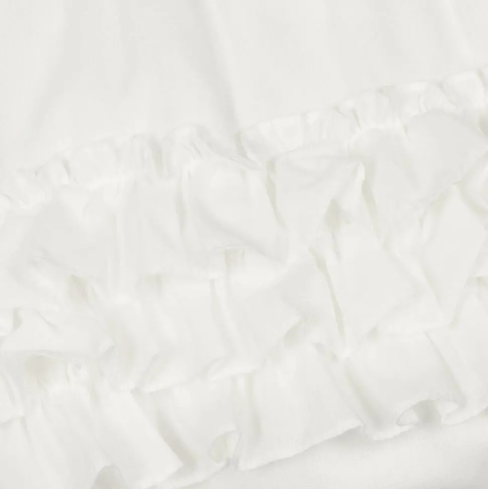 Baby Girls Ivory Frilly Pants