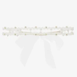 Baby Girls Ivory Lace Headband