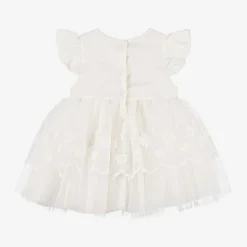 Baby Girls Ivory Tulle Dress Set