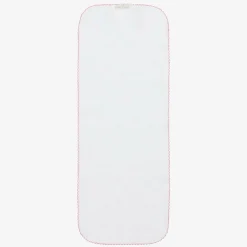 Baby Girls Pink Blooming Bows Cotton Burp Cloth (48cm)