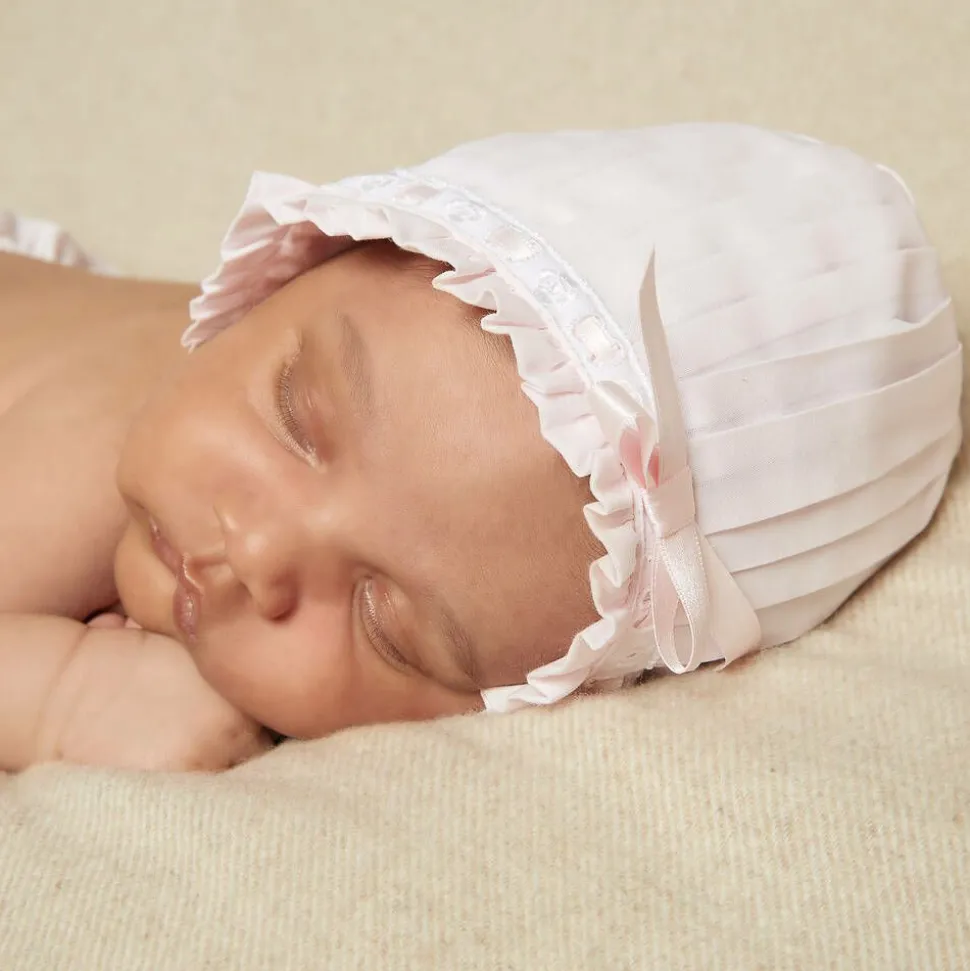 Baby Girls Pink Bonnet