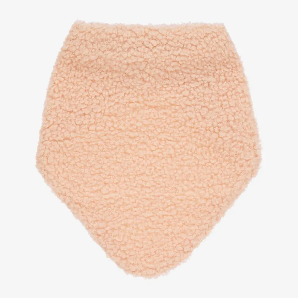 Baby Girls Pink Bouclé Scarf