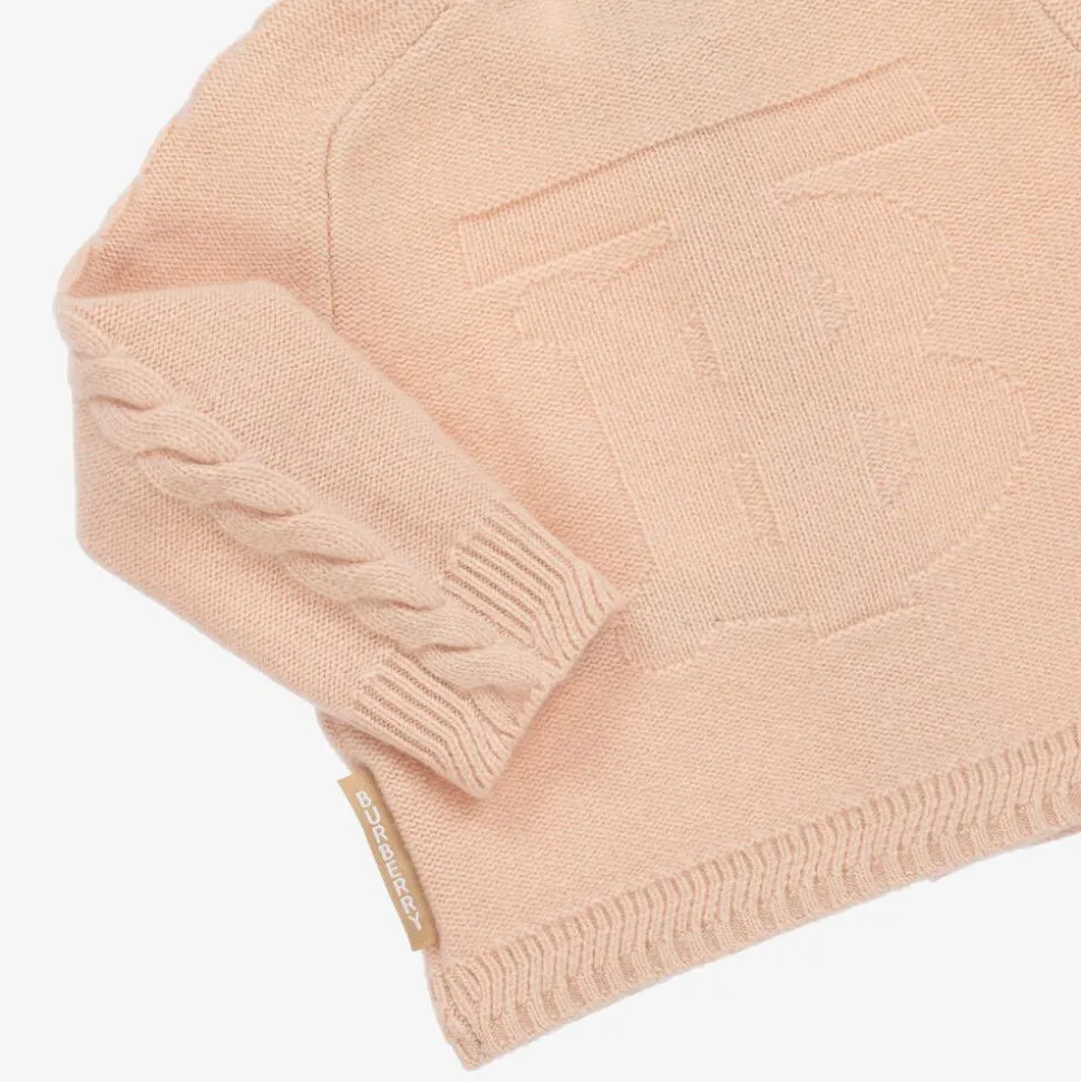 Baby Girls Pink Cashmere Trouser Set