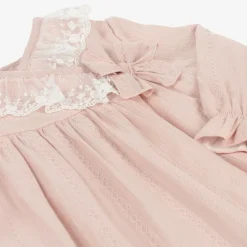 Baby Girls Pink Cotton Dress