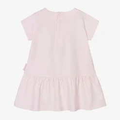 Baby Girls Pink Cotton Dress