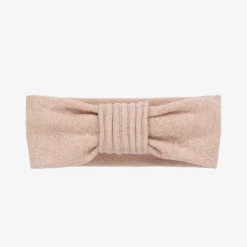Baby Girls Pink Cotton Knit Headband