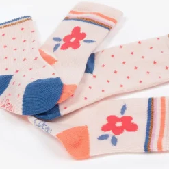 Baby Girls Pink Cotton Socks (2 Pack)