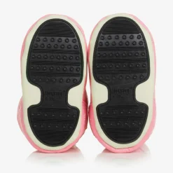 Baby Girls Pink Crib Nylon Snow Boots