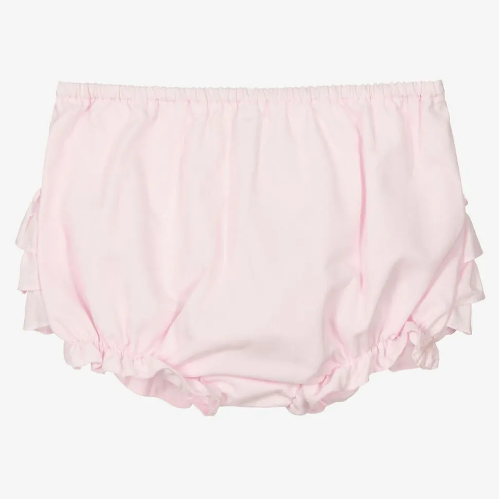 Baby Girls Pink Frilly Pants