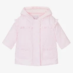 Baby Girls Pink Hooded Coat