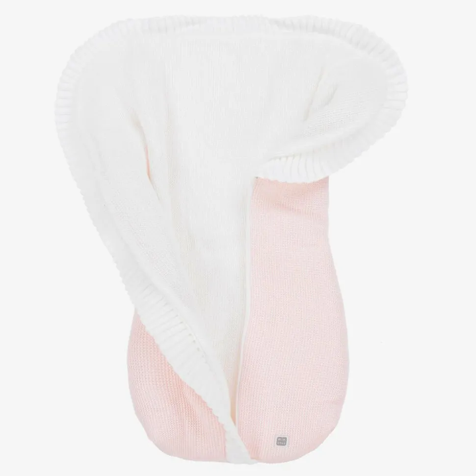 Baby Girls Pink Knitted Nest (75cm)