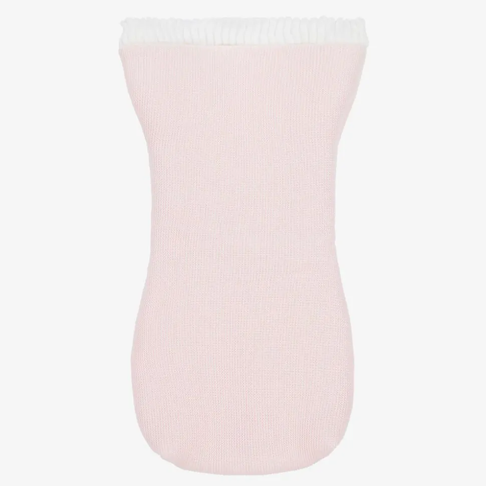 Baby Girls Pink Knitted Nest (75cm)