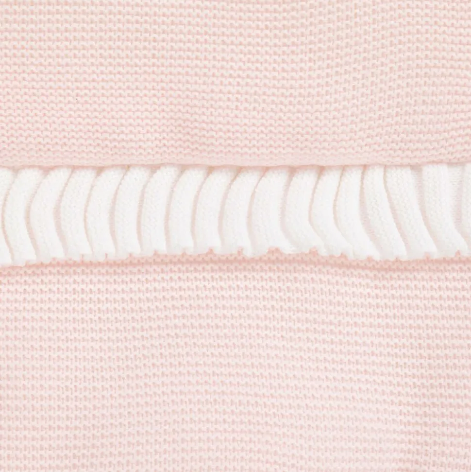 Baby Girls Pink Knitted Nest (75cm)