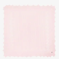 Baby Girls Pink Knitted Shawl (105cm)