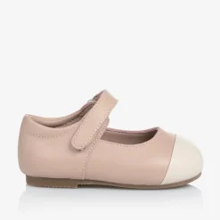 Baby Girls Pink Leather Shoes
