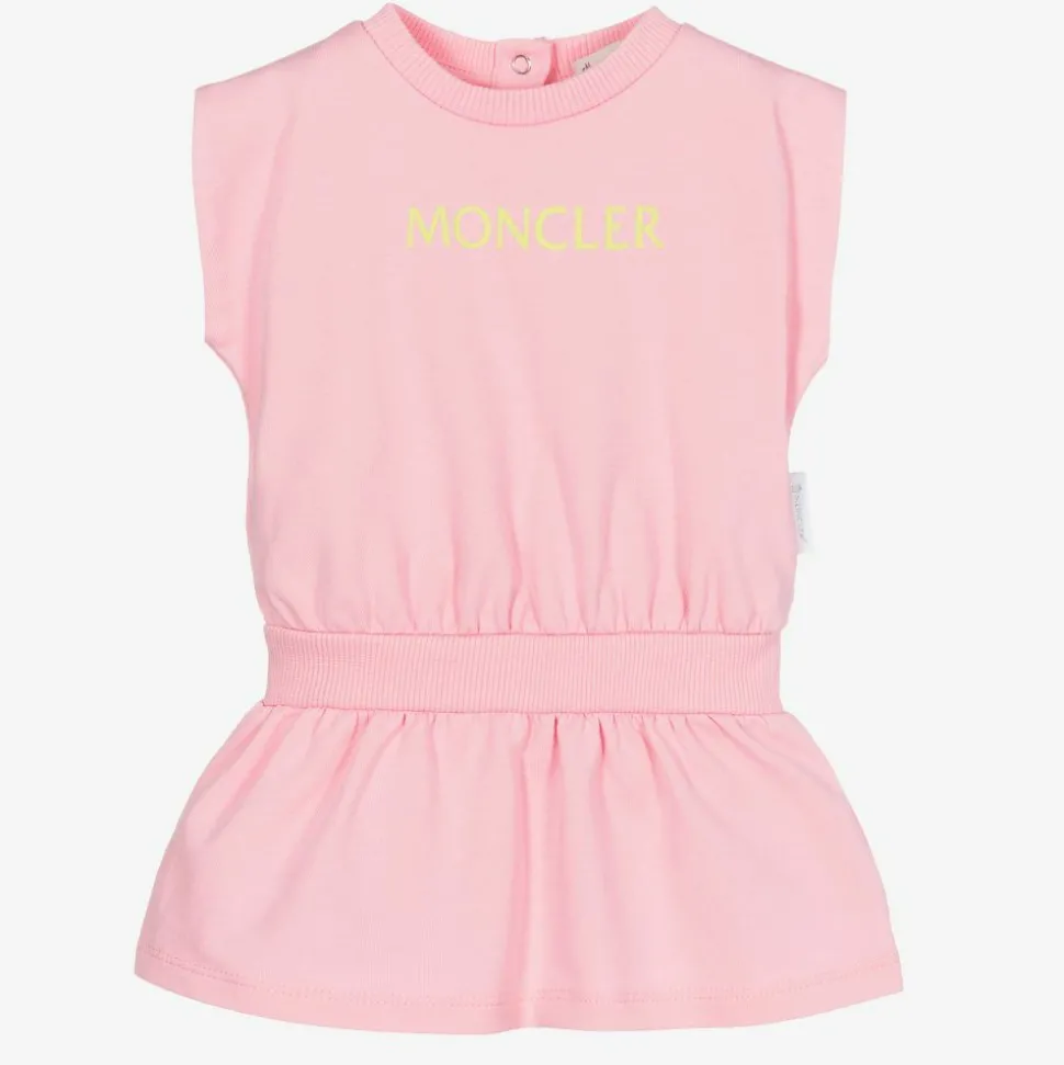 Baby Girls Pink Logo Dress