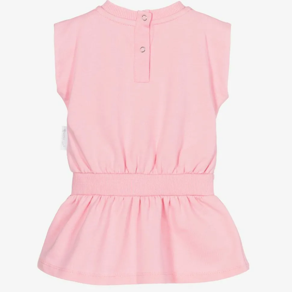 Baby Girls Pink Logo Dress