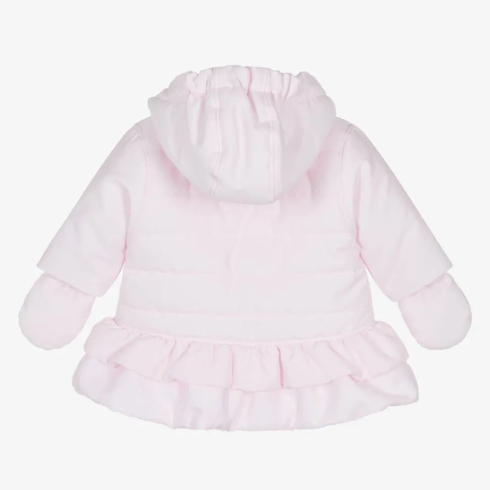 Baby Girls Pink Padded Coat