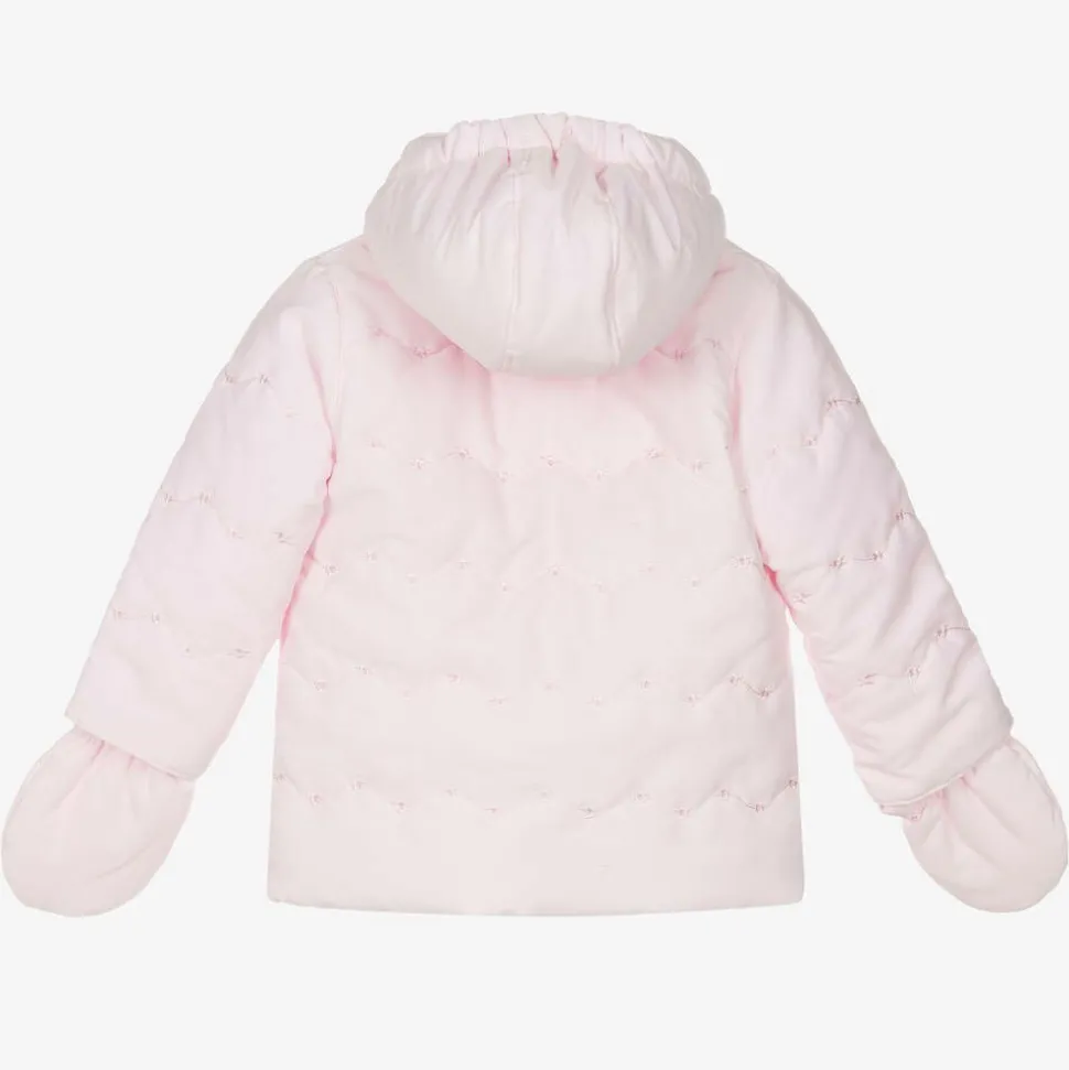 Baby Girls Pink Padded Jacket