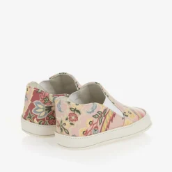Baby Girls Pink Paisley Floral Shoes
