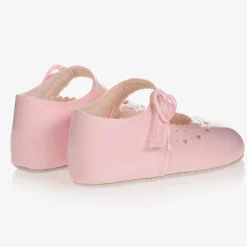 Baby Girls Pink Patent Pre-Walker Shoes