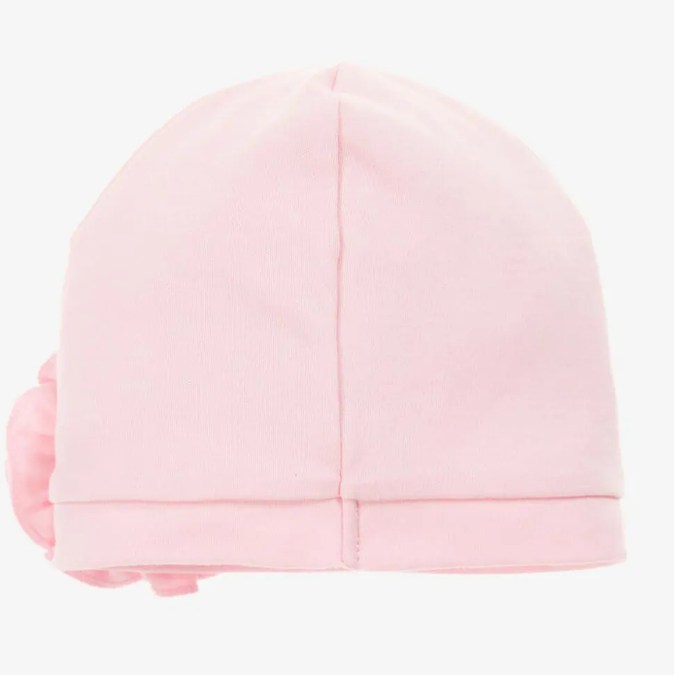 Baby Girls Pink Pima Cotton Hat